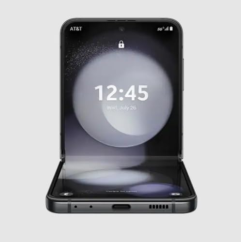 SAMSUNG Galaxy Z Flip 5 5G  US Version  256GB  Graphite   Unlocked  Renewed 