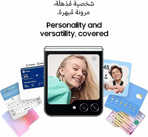 SAMSUNG Galaxy Z Flip 5 5G  US Version  256GB  Graphite   Unlocked  Renewed 