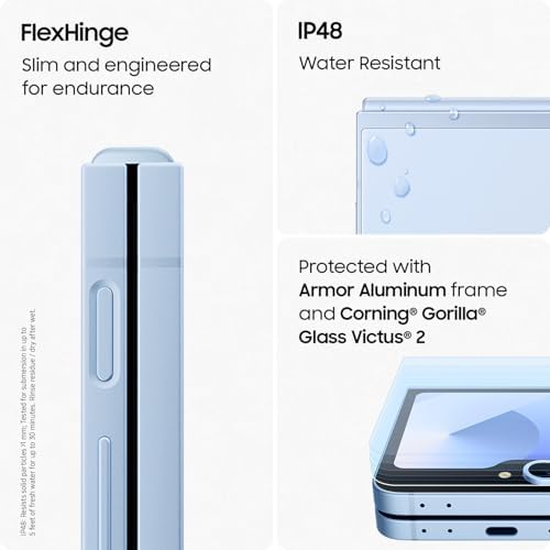 SAMSUNG Galaxy Z Flip 6 5G  US Version  512GB  Blue   Unlocked  Renewed