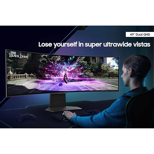SAMSUNG LS49CG954SNXZA RB 49 Odyssey Neo G9 OLED 5120x1440 240Hz Curved Smart Gaming Monitor   Certified  Renewed 