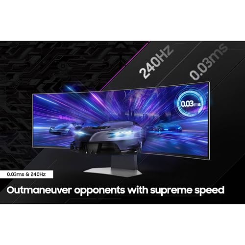 SAMSUNG LS49CG954SNXZA RB 49 Odyssey Neo G9 OLED 5120x1440 240Hz Curved Smart Gaming Monitor   Certified  Renewed 