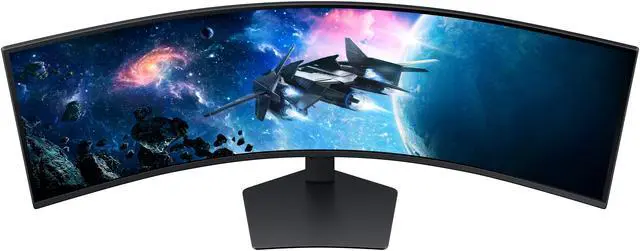 SAMSUNG Odyssey G9 49" DUAL QHD 2K 1440P 240Hz AMD FreeSync Premium Pro 1ms HDR1000 PBP PIP Curved Gaming Computer Monitor with Height Adjustable  Swivel & Tilt Stand LS49CG954ENXZA