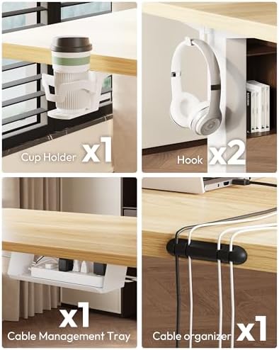 SANODESK Electric Standing Desk 79 x 32 Inches Height Adjustable Stand Up w/6 Button Ergonomic Computer Desk with Splice Board for Home Office  Black Frame   Black Tabletop