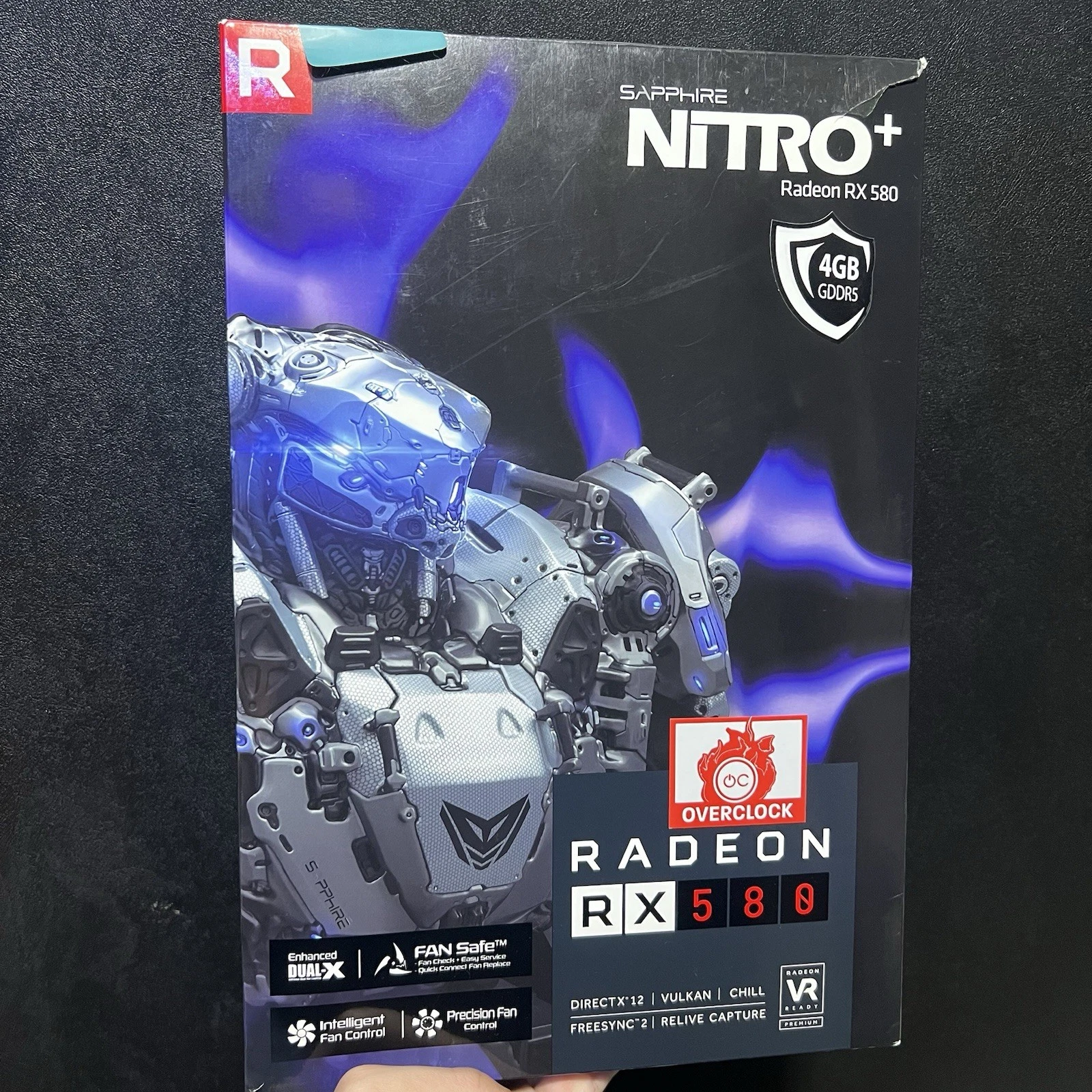 SAPPHIRE NITRO  AMD Radeon RX 580 4GB