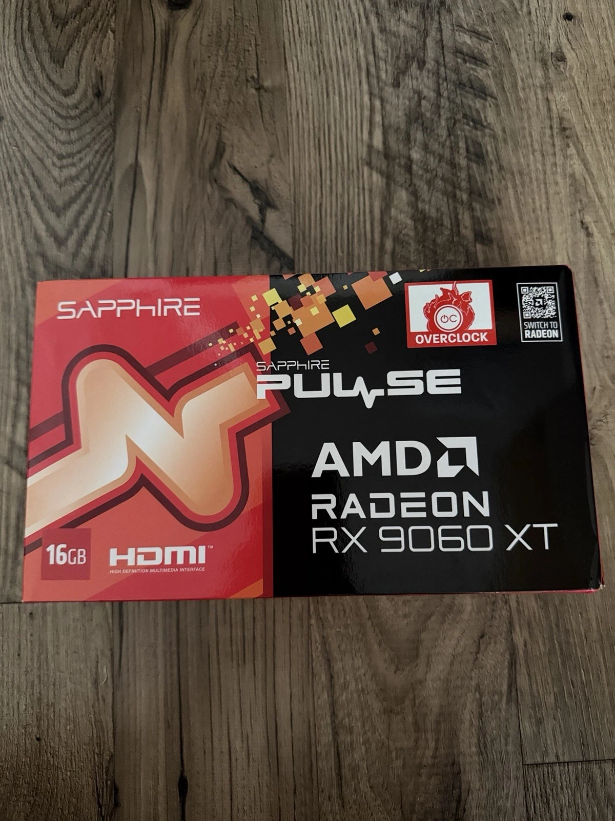 SAPPHIRE PULSE Radeon RX 9060 XT 16GB GDDR6 PCI Express 5 0 x16 ATX Graphics Car