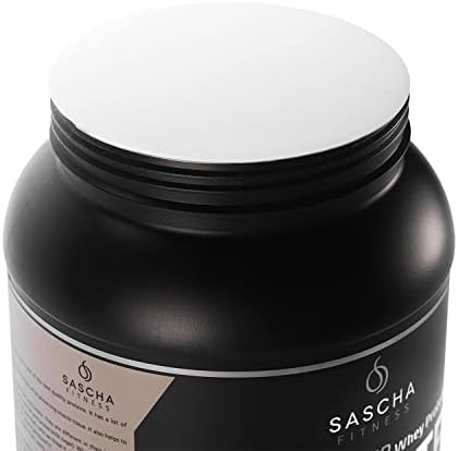SASCHA FITNESS Hydrolyzed Whey Protein Isolate 100  Grass Fed  2 Pounds  Coconut 