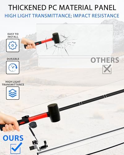 SAUTVS 3 IN 1 Flip Up Windshield for CFMOTO UFORCE 1000/1000 XL 2019 2026 Accessories  Clear 1/5 Hard Coated Polycarbonate Front Flip Windscreen Window  Can be Closed  Vented or Fully Open