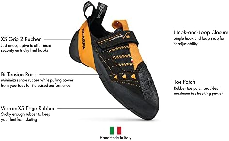 SCARPA Instinct VS Rock Climbing Shoes for Sport Climbing and Bouldering