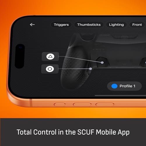 SCUF OMEGA PS5 Wireless Performance Controller – Officially Licensed, 11 Custom Inputs, Instant Triggers, Low Latency, TMR Durable Thumbsticks – Windows PC Compatible – Black