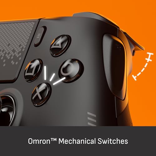 SCUF OMEGA PS5 Wireless Performance Controller – Officially Licensed, 11 Custom Inputs, Instant Triggers, Low Latency, TMR Durable Thumbsticks – Windows PC Compatible – Black