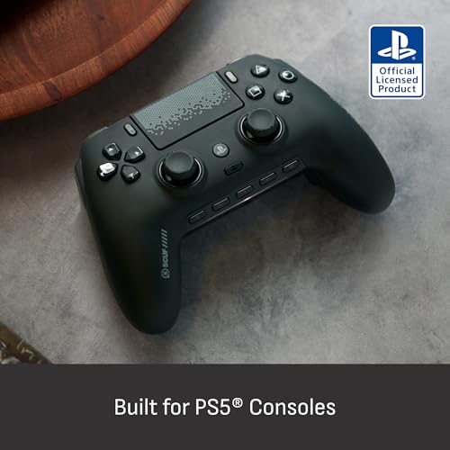 SCUF OMEGA PS5 Wireless Performance Controller – Officially Licensed, 11 Custom Inputs, Instant Triggers, Low Latency, TMR Durable Thumbsticks – Windows PC Compatible – Black