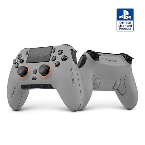 SCUF OMEGA PS5 Wireless Performance Controller – Officially Licensed, 11 Custom Inputs, Instant Triggers, Low Latency, TMR Durable Thumbsticks – Windows PC Compatible – Black