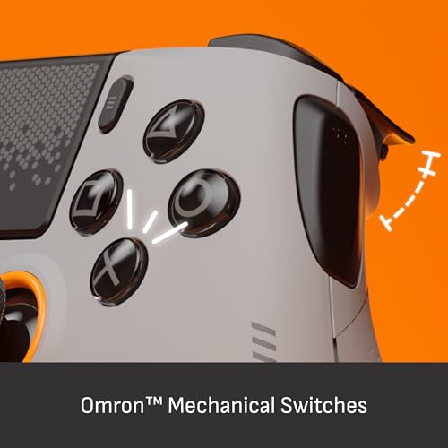 SCUF OMEGA PS5 Wireless Performance Controller   Officially Licensed  11 Custom Inputs  Instant Triggers  Low Latency  TMR Durable Thumbsticks   Windows PC Compatible   Light Gray