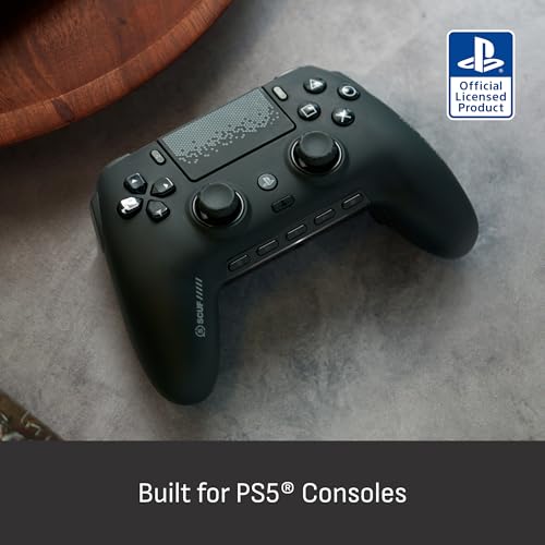 SCUF OMEGA PS5 Wireless Performance Controller   Officially Licensed  11 Custom Inputs  Instant Triggers  Low Latency  TMR Durable Thumbsticks   Windows PC Compatible   Light Gray