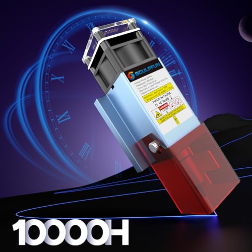 SCULPFUN S9 Pro 10W Laser Engraver  0 06mm High Precision Laser Engraving Machine  Up to 20mm Wood 15mm Acrylic Laser Cutter  Laser Engraver Machine for Wood Metal Acrylic Leather