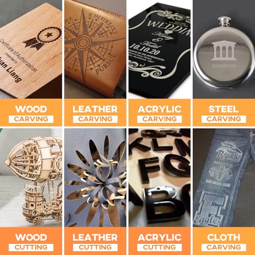 SCULPFUN S9 Pro 10W Laser Engraver  0 06mm High Precision Laser Engraving Machine  Up to 20mm Wood 15mm Acrylic Laser Cutter  Laser Engraver Machine for Wood Metal Acrylic Leather