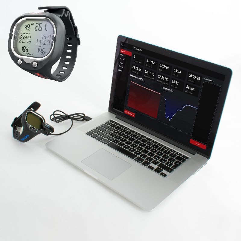 SEAC Screen Dive Wrist Computer Available in 3 Different Modes  Scuba  Freediving  and Gauge 