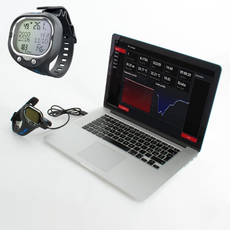 SEAC Screen Dive Wrist Computer Available in 3 Different Modes  Scuba  Freediving  and Gauge 