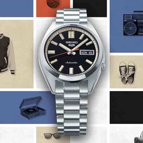 SEIKO 5 Sports SNXS Automatic Black Dial Mens Watch SRPK89K1