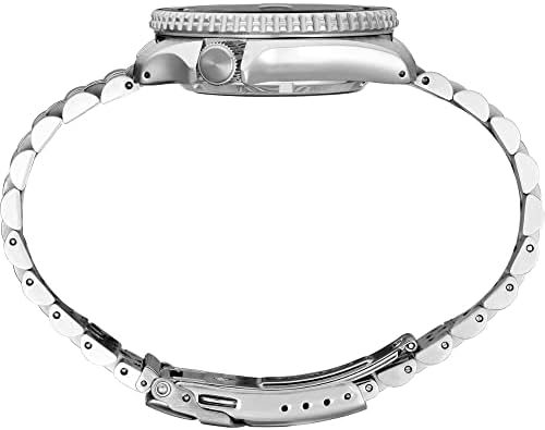 SEIKO SSK001 Automatic Watch for Men   5  Sports   Black Dial with Date Calendar and Luminous Hands & Markers and Black & Gray GMT Bezel  100m Water Resistant