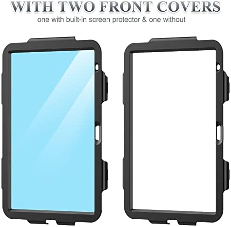 SEYMAC stock Case for iPad  A16  11th/10th Generation 11/10 9 2025/2022  Full Body Drop Protection Case with Screen Protector &360  Rotate Hand Strap/Stand  Black
