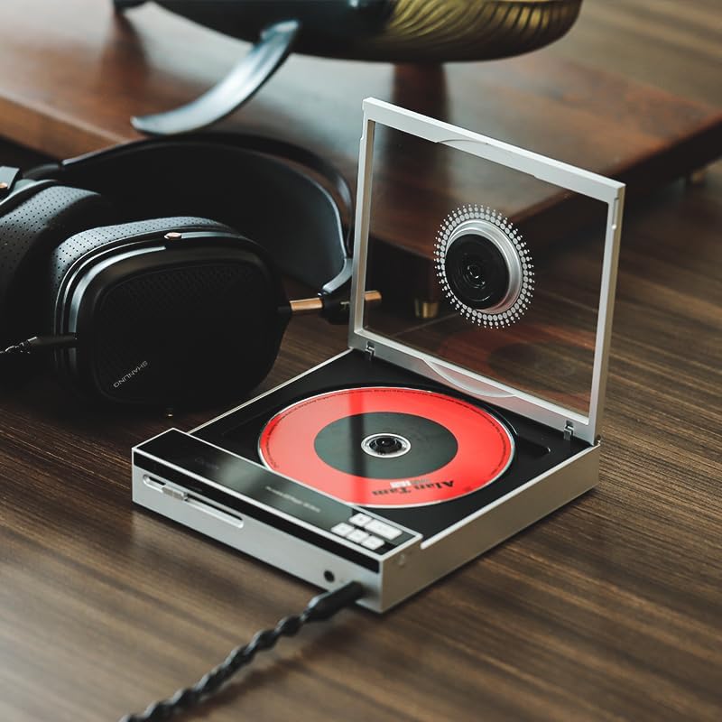 SHANLING EC Zero AKM Portable CD Player  Support AK4493S DAC  768kHz/32bit & DSD512  Hi Res HiFi EC Zero CD Player with CD Ripping  4 4mm/3 5mm/Coaxial/LINE Output  5500mAh Battery  Up to 36mW 32 