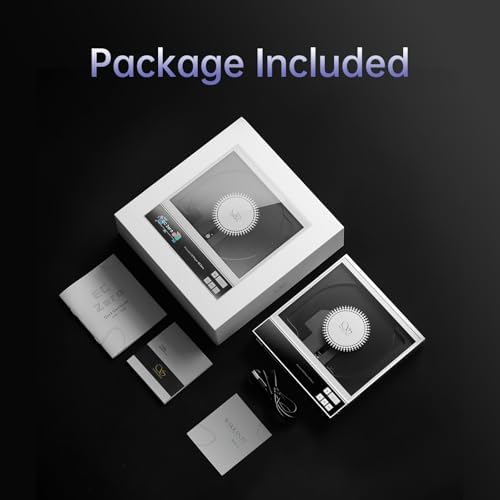 SHANLING EC Zero AKM Portable CD Player  Support AK4493S DAC  768kHz/32bit & DSD512  Hi Res HiFi EC Zero CD Player with CD Ripping  4 4mm/3 5mm/Coaxial/LINE Output  5500mAh Battery  Up to 36mW 32 