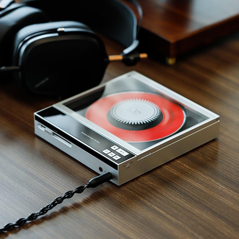SHANLING EC Zero AKM Portable CD Player  Support AK4493S DAC  768kHz/32bit & DSD512  Hi Res HiFi EC Zero CD Player with CD Ripping  4 4mm/3 5mm/Coaxial/LINE Output  5500mAh Battery  Up to 36mW 32 