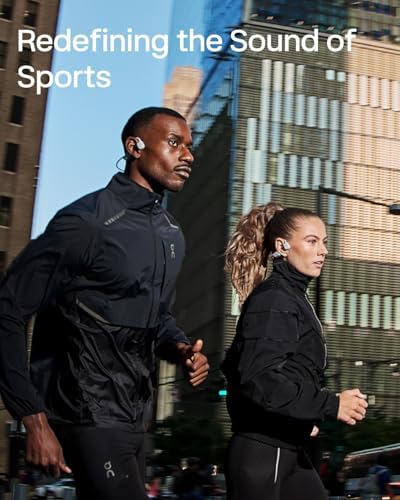 SHOKZ New OpenRun Pro 2  Bone Conduction Headphones  Open Ear Bluetooth Wireless Sport Earphones for Running  Workouts   Sweat Resistant  Secure Comfortable Fit  Deep Bass  Smart Mic  Reflective Strip