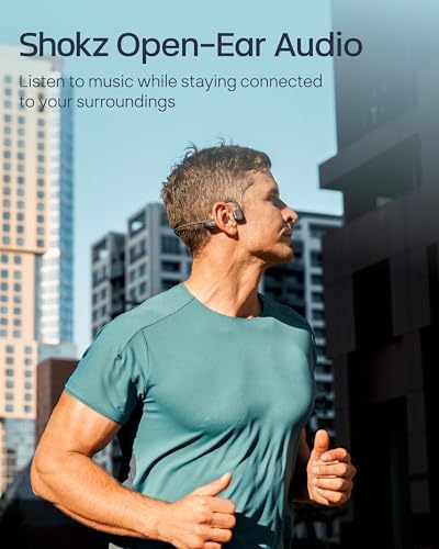 SHOKZ New OpenRun Pro 2  Bone Conduction Headphones  Open Ear Bluetooth Wireless Sport Earphones for Running  Workouts   Sweat Resistant  Secure Comfortable Fit  Deep Bass  Smart Mic  Reflective Strip