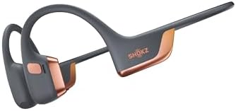 SHOKZ New OpenRun Pro 2 Mini  Open Ear  Bone Conduction Sport Headphones  with Reflective Strip  Sweat Resistant  Workout Headphones  Secure  Wireless  Comfortable Fit Deep Bass and Smart Mic App