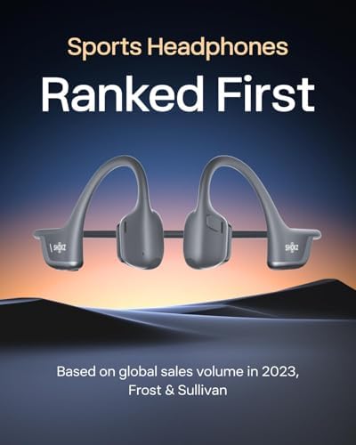 SHOKZ OpenRun Pro 2   Open Ear  Bone Conduction Sport Workout Headphones   Black