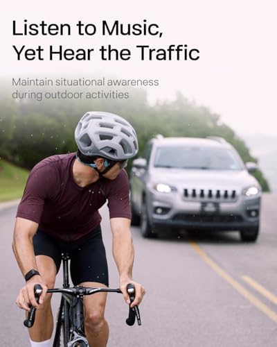 SHOKZ OpenRun Pro Bone Conduction Headphones  Open Ear Bluetooth Wireless Sport Headphones for Running and Workout  Sweat Resistant  Long Battery Life  Premium Deep Bass  Mic with Hair Band  Black