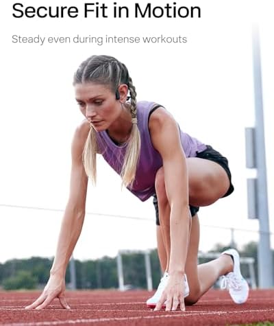 SHOKZ OpenRun Pro Bone Conduction Headphones  Open Ear Bluetooth Wireless Sport Headphones for Running and Workout  Sweat Resistant  Long Battery Life  Premium Deep Bass  Mic with Hair Band  Black