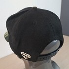 SICK ADJUSTABLE SNAPBACK BASEBALL HAT/CAP  BLACK/CAMO  OUTDOOR/SPORTS