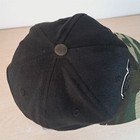 SICK ADJUSTABLE SNAPBACK BASEBALL HAT/CAP  BLACK/CAMO  OUTDOOR/SPORTS