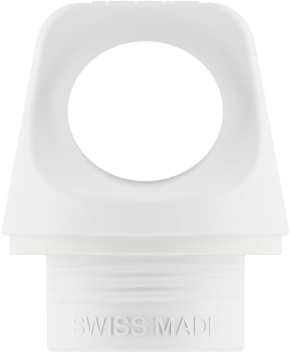SIGG   Screw Top White Screw Top   Replacement Cap  One Size  Water Bottles with Narrow Opening or WMB Adaptor   Leak Proof   Swiss Made