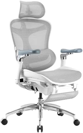 SIHOO Doro C300 Ergonomic Office Chair with Ultra Soft 3D Armrests  Dynamic Lumbar Support for Home Office Chair  Adjustable Backrest Desk Chair  Swivel Big and Tall Computer Chair Black