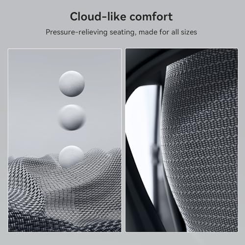 SIHOO Doro C300 Pro Ergonomic Office Chair with Ultra Soft 6D Armrests  Dynamic Lumbar Support  Seat Depth Adjustment  Adjustable Backrest  Big and Tall Desk Chair for Home Office  Black 