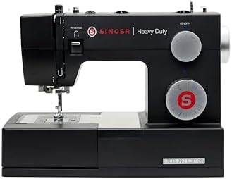 SINGER  HD 4432 Sterling Edition High Speed Sewing Machine  Accessory Kit  32 Built In Stitches Deliver 110 Stitch Applications   50  More Power for Thick Fabrics  1100 Stitches/Min  1 Step Buttonhole