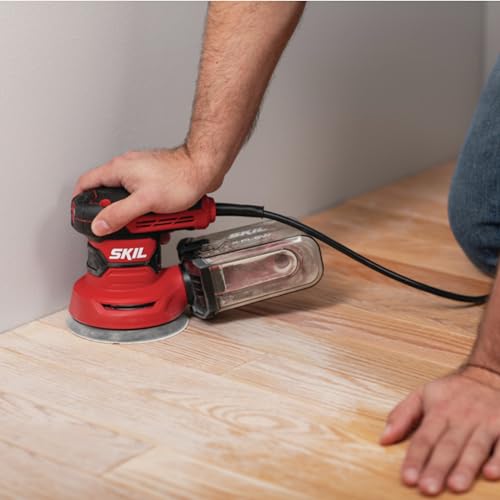 SKIL 5  Random Orbital Sander with Cyclonic Dust Box & 3pc Sanding Sheet   SR211601  Multicolor