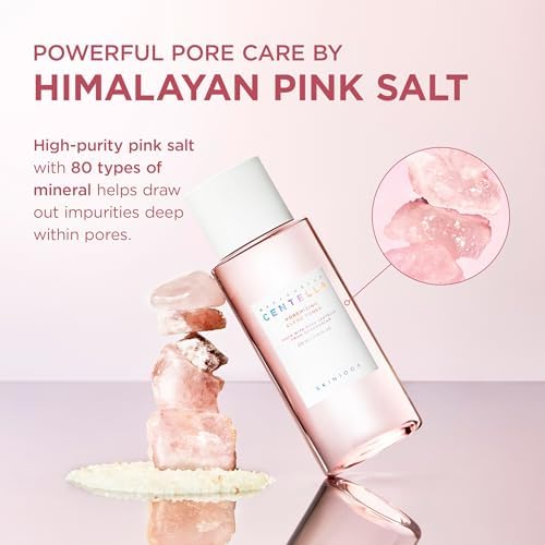 SKIN1004 Poremizing Clear Toner 7 10 fl oz  210ml  Korean Face Toner with Himalayan Pink Salt & Madagascar Centella  Facial Toner for Pore Care & Oil Balance  Hydrating Essence  Korean Skin Care