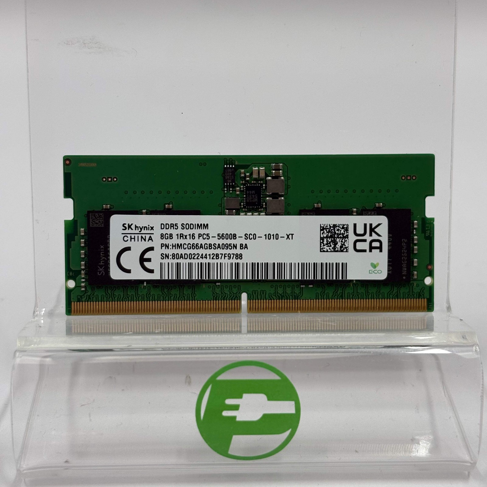 SK Hynix DDR5 Sodimm 8GB  1x8GB  RAM DDR5 4800MHz HMCG66AGBSA095NBA