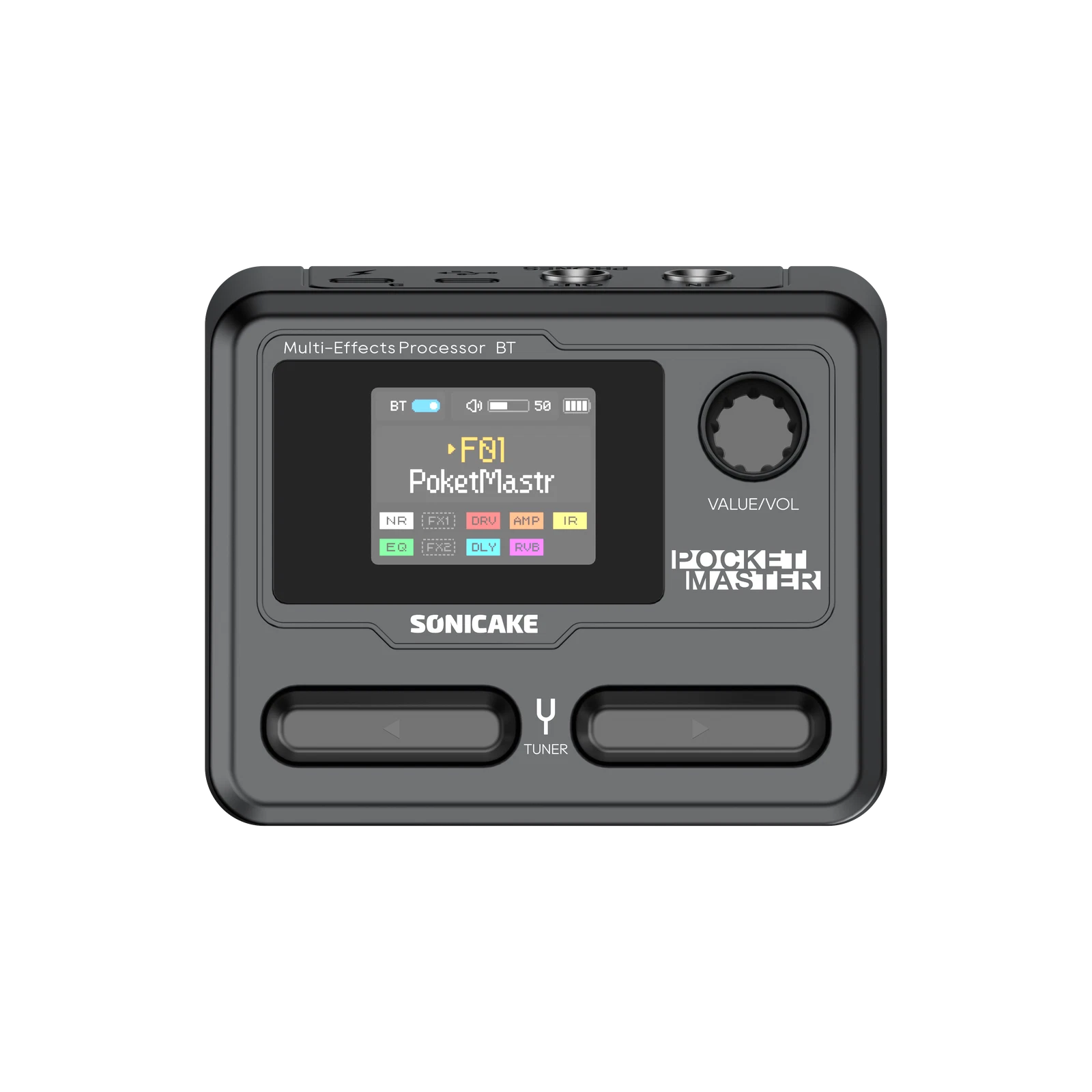 SONICAKE Pocket Master Guitar Modeling IR Cabinets Simulation Multi Effects Ste