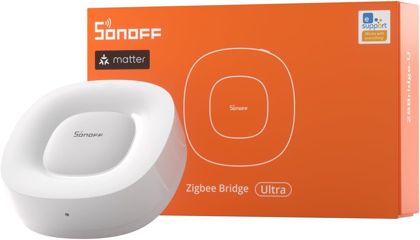 SONOFF Zigbee Bridge Ultra  Matter Zigbee Hub Gateway  Wired Ethernet Connection