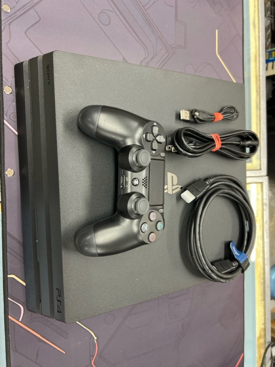SONY PS4 PRO 1TB CONSOLE CUH 7215B W/ 1 CONTROLLER & CABLES   TESTED  WBP014827