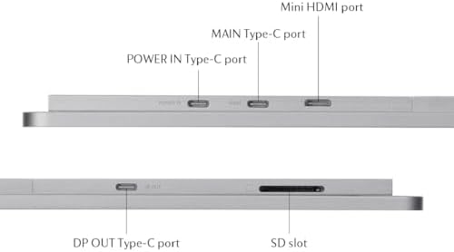 SOTSU FlipAction Pro 16 Gen2 Premium Portable Monitor   Super Compact   Pivot Rotate   2560x1600 DCI P3   120Hz   400 Nits   Full Metal CNC   Perfect Match for Mac and Windows  Metallic Gray 