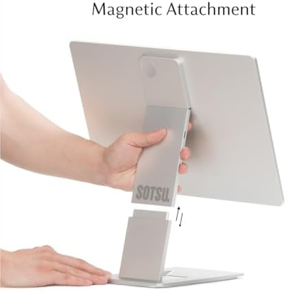 SOTSU FlipAction Pro 16 Gen2 Premium Portable Monitor   Super Compact   Pivot Rotate   2560x1600 DCI P3   120Hz   400 Nits   Full Metal CNC   Perfect Match for Mac and Windows  Metallic Gray 