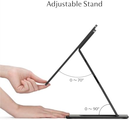 SOTSU FlipAction Pro 16 Gen2 Premium Portable Monitor   Super Compact   Pivot Rotate   2560x1600 DCI P3   120Hz   400 Nits   Full Metal CNC   Perfect Match for Mac and Windows  Universe Black