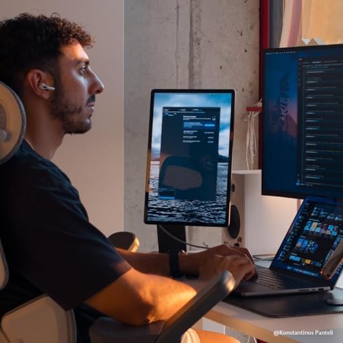 SOTSU FlipAction Pro 16 Gen2 Premium Portable Monitor   Super Compact   Pivot Rotate   2560x1600 DCI P3   120Hz   400 Nits   Full Metal CNC   Perfect Match for Mac and Windows  Universe Black